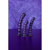 Beaded G-Spot Dildo - 6,5'' / 16,5 cm - Metallic Purple