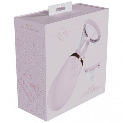 Pumped - Boost - Automatic - Silicone - Rechargeable Vulva & Breast Pump - Pink