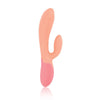 Xena Dual-Motor Rabbit Vibrator - Model XR-500 - Intense Pleasure for Women - Simultaneous Vaginal and Clitoral Stimulation - Coral & French Rose