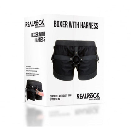 Boxer with Harness