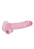 7 Inch / 17 cm Realistic Dildo With Balls - Pink