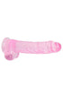9 Inch / 23 cm Realistic Dildo With Balls - Pink