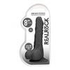 Dong with testicles 8'' - Black