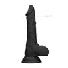 Dong with testicles 8'' - Black