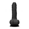 Dong with testicles 8'' - Black