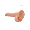 Dong with testicles 9'' - Flesh