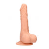 Dong with testicles 9'' - Flesh