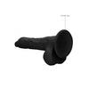 Luxurious 10'' Black Dong with Testicles - Realistic Sensations, Ultra-Strong Suction
