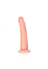 Slim Realistic Dildo with Suction Cup - 6''/ 15.5 cm