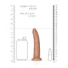 Slim Realistic Dildo with Suction Cup - 6''/ 15.5 cm