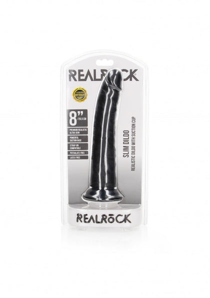 Slim Realistic Dildo with Suction Cup - 8''/ 20.5 cm