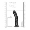 Curved Realistic Dildo with Suction Cup - 7''/ 18 cm