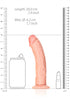 Curved Realistic Dildo with Suction Cup - 7''/ 18 cm