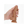 Curved Realistic Dildo with Balls and Suction Cup - 6''/ 15.5 cm