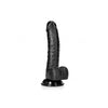 Curved Realistic Dildo with Balls and Suction Cup - 7''/ 18 cm