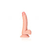 Curved Realistic Dildo with Balls and Suction Cup - 7'' Splendor