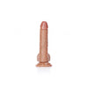 Curved Realistic Dildo with Balls and Suction Cup - 7'' Pleasure