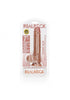 Straight Realistic Dildo with Balls and Suction Cup - 7''/ 18 cm