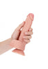 Straight Realistic Dildo with Balls and Suction Cup - 8''/ 20.5 cm
