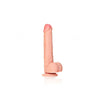 Straight Realistic Dildo with Balls and Suction Cup - 10''/ 25.5 cm