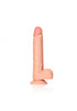 Straight Realistic Dildo with Balls and Suction Cup - 11''/ 28 cm