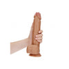 Straight Realistic Dildo with Balls and Suction Cup - 11''/ 28 cm