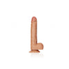 Straight Realistic Dildo with Balls and Suction Cup - 11''/ 28 cm