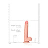 Straight Realistic Dildo with Balls and Suction Cup - 12''/ 30.5 cm