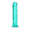 Crystal Clear Turquoise Dildo - 11 Inches of Pleasure