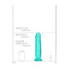 Crystal Clear Turquoise Dildo - 11 Inches of Pleasure