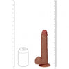 RealRock Ultra Realistic Skin - Vibrating Rechargeable - Regular Straight with Balls 9