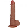 RealRock Ultra Realistic Skin - Vibrating Rechargeable - Regular Straight with Balls 9