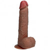 RealRock Ultra Realistic Skin - Vibrating Rechargeable - Regular Straight with Balls 9