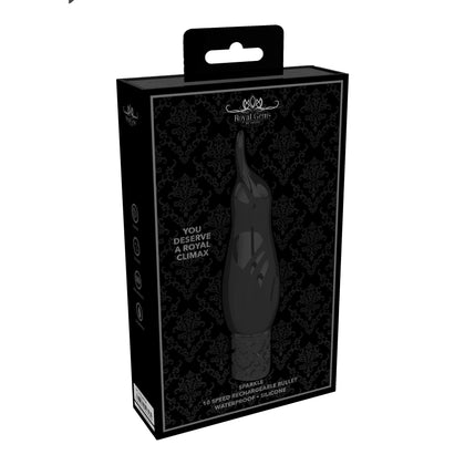 Sparkle - Rechargeable Silicone Bullet - Black