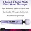 Wand Essentials 8 Speed Turbo Pearl Massager - 110v