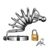 Asylum Ring Locking Chastity Cage