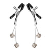 Ornament Adjustable Nipple Clamps With Jewel Accents