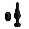 Silicone Vibrating Anal Plug With Remote Control