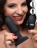 Worlds First Remote Control Inflatable 10x Vibrating Missile Silicone Anal Plug