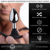 Dark Invader Metal And Silicone Anal Plug