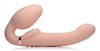 Ergo-fit Twist Inflatable Vibrating Silicone Strapless Strap-on