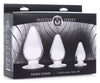 Triple Cones 3 Piece Anal Plug Set