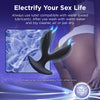 64x Electro-spread Vibrating And Estim Silicone Butt Plug