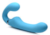 10x Vibrating Silicone Strapless Strap-on