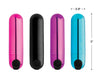 10x Rechargeable Vibrating Metallic Bullet