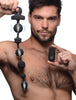 21x Dark Rattler Vibrating Silicone Anal Beads With Remote