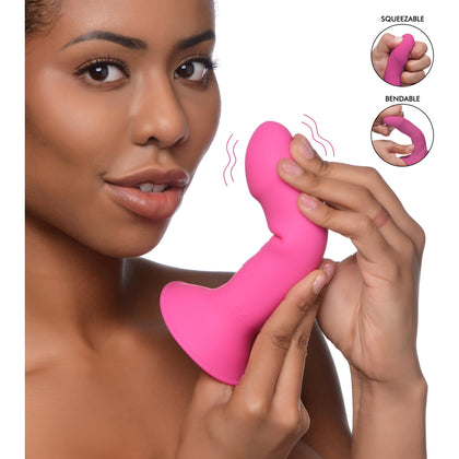 10x Squeezable Vibrating Dildo