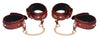 6 Piece Burgundy Bondage Set