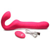 30x Thrusting And Vibrating Strapless Strap-on With Remote Control