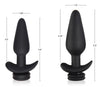 Large Vibrating Anal Plug With Interchangeable Fox Tail